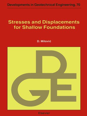 cover image of Stresses and Displacements for Shallow Foundations